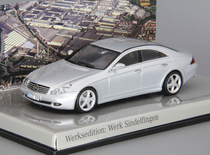 MERCEDES-BENZ CLS-Class C219 Coupe Sindelfingen production plant edition, silver