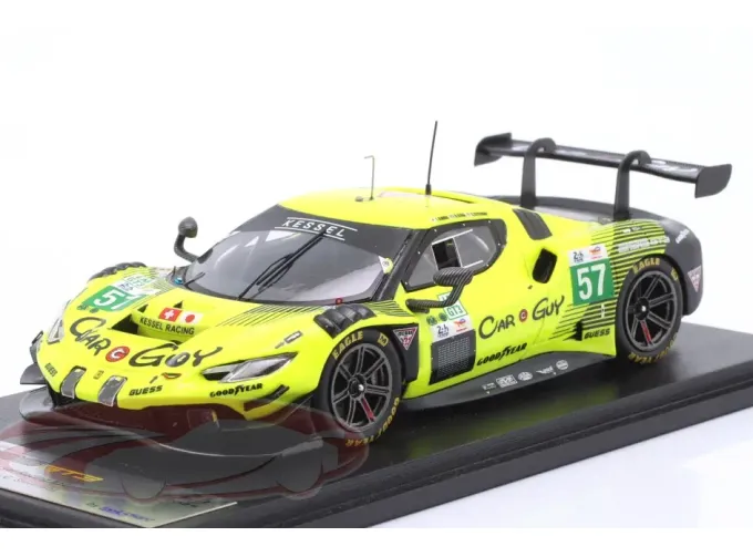 FERRARI 296 LMGT3 3.0L Twin Turbo V6 Team Kessel Racing №57 24h LeMans Takeshi Kimura, Daniel Serra, Casper Stevenson