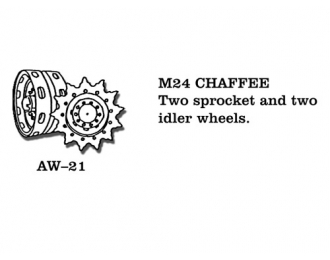 Металлические колеса M24 Chaffee