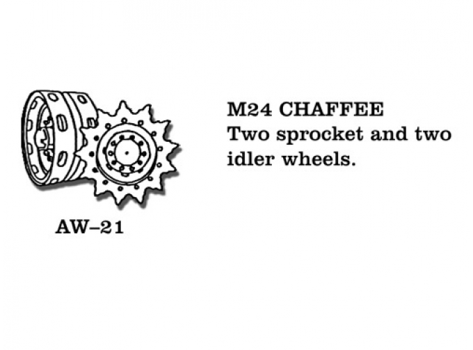 Металлические колеса M24 Chaffee