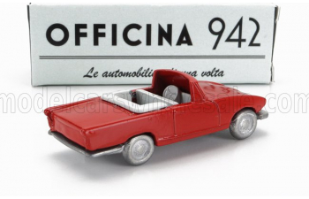 FIAT 1200 Spider Carrozzeria Ghia Cabriolet Open (1958), Red