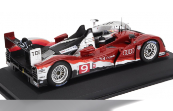 AUDI R15 Tdi Plus 5.5l Turbo V10 Diesel Team Audi Sport North America №9 Winner 24h Le Mans (2010) Romain Dumas - Timo Bernhard - Mike Rockenfeller, Red Black Silver