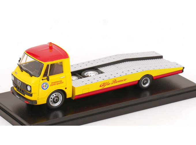 ALFA ROMEO A12 (f12) Carro Attrezzi Seconda Serie (1977) - Tow Truck - Abschleppwagen - Depanneuse, Yellow Red