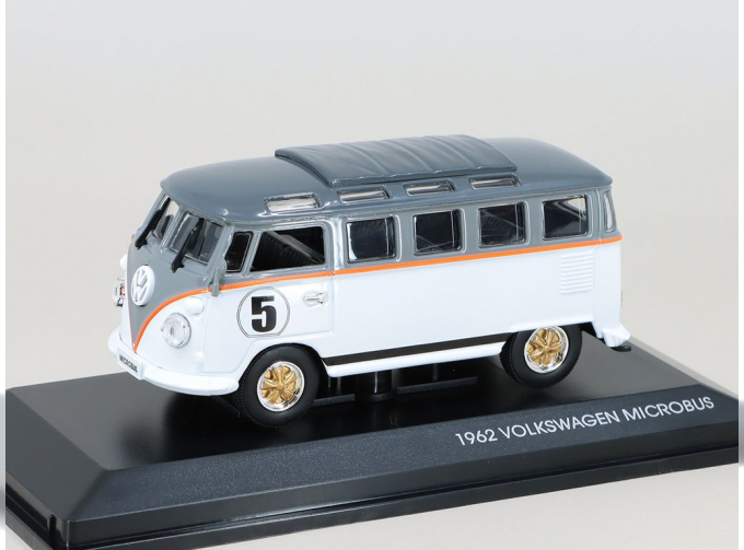 VOLKSWAGEN Microbus (1962), white / grey