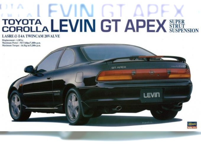 Сборная модель TOYOTA Corolla Levin GT