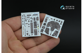 3D Декаль интерьера кабины AH-1W (Trumpeter) (Малая версия)