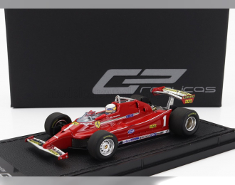 FERRARI F1 126c №1 Season (with Pilot Figure) (1980) Jody Scheckter, Red