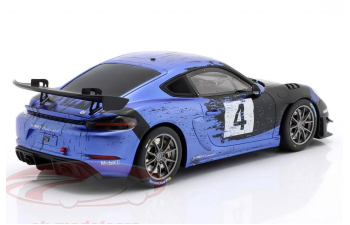 PORSCHE 718 Cayman GT4 RS Clubsport #4 (2021), blue / black