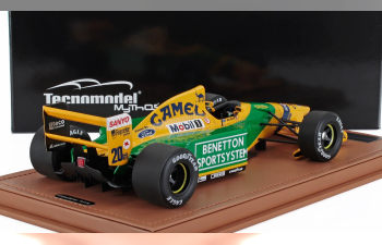 BENETTON F1 B192 Ford N 20 Silverstone Test Car Season (1992) Perry Mccarthy, Yellow Green
