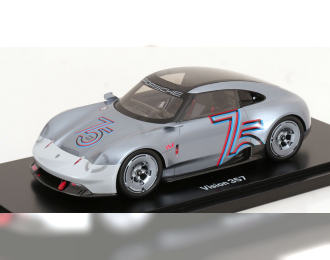 PORSCHE Vision 357 (2023) - 75th Anniversary Porsche Sports Car 1948-2023 - Con Vetrina - With Showcase, Grey Met