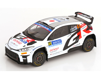 TOYOTA Yaris Gr Rally1 Team Toyota Gazoo Racing Wrt №44 Rally Finland (2024) Hikaru Kogure - Topi Luhtinen, White