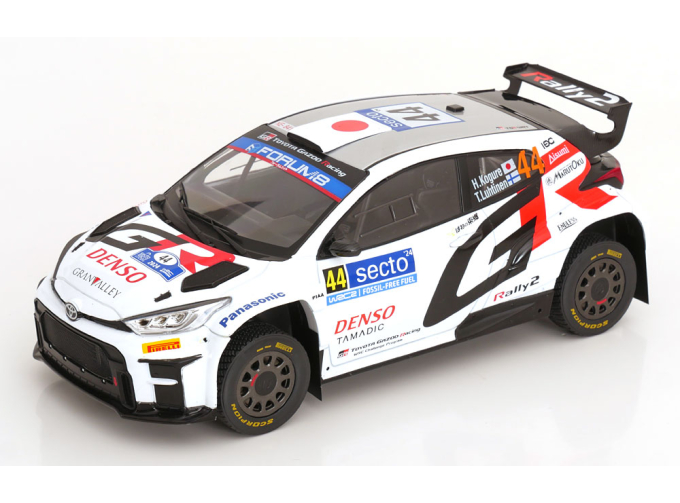 TOYOTA Yaris Gr Rally1 Team Toyota Gazoo Racing Wrt №44 Rally Finland (2024) Hikaru Kogure - Topi Luhtinen, White