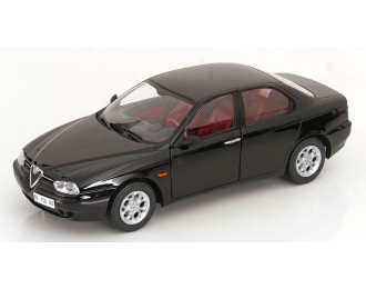 ALFA ROMEO 156 2.5 V6 24v (1997) – Red Interior, Black 601 Nero