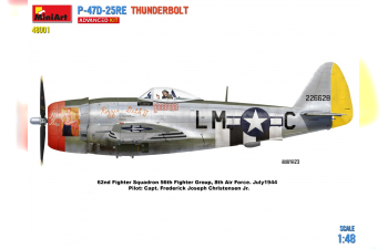 Сборная модель DRAGON WINGS P-47D-25RE Thunderbolt Airplane Military