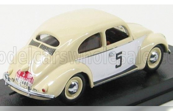 VOLKSWAGEN Beetle №5 Rally Montecarlo (1956) Patthey - Renaud, Ivory White