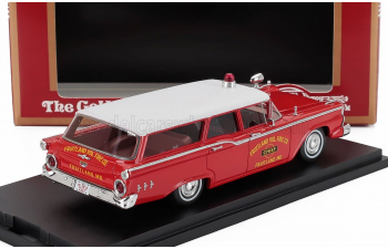 FORD Country Squire Sw Station Wagon Fruitland Fire Engine (1959), Red White