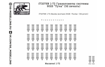 Гранатометы системы 902Б "Туча" (3d печать)