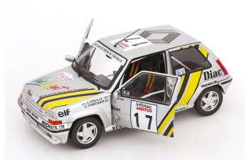 RENAULT R5 Supercinque Gt Turbo Team Simon Racing №17 Rally Tour De Corse (1989) Alain Oreille - Gilles Thimonier, Silver