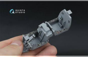 3D Декаль интерьера кабины AH-64A (Hasegawa) (малая версия)