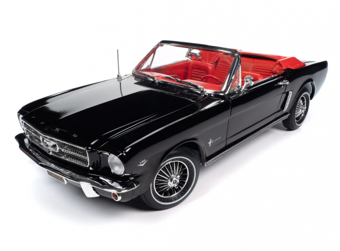 FORD Mustang Convertible Spider (1964), black