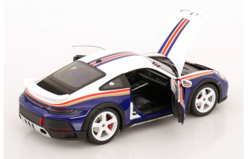PORSCHE 911 992 №953 Rally Dakar Roughroads Coupe (2023), White Blue