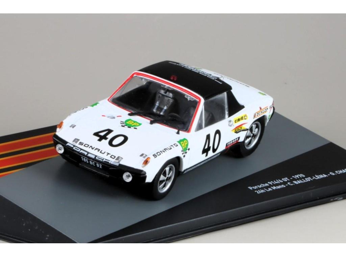 PORSCHE 914/6 GT №40 24h Le Mans C.Ballot - Léna G.Chasseuil (1970)
