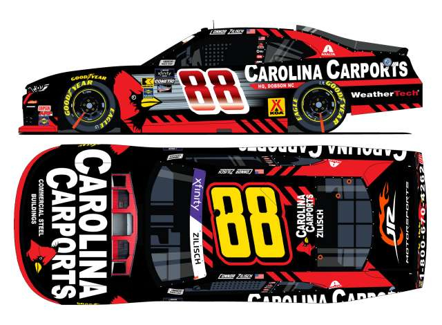 Chevrolet #88 Connor Zilisch *Carolina Carports*, various 2025