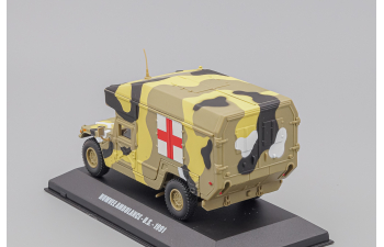 HUMMER H1 Ambulance USA Army 1991, пустынный камуфляж