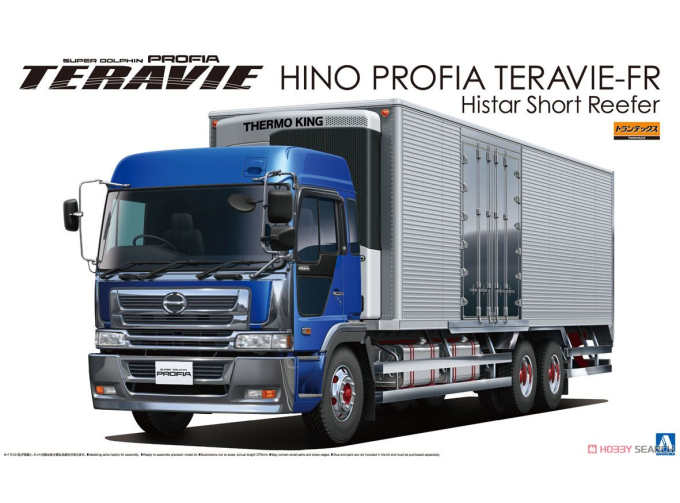 Сборная модель Hino Profia Teravie-FR Histar Short Reefer SLX400