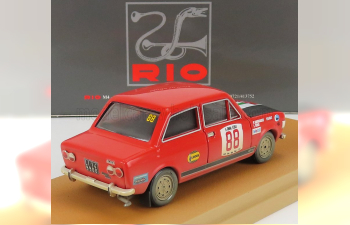 FIAT 128 Rally №88 Rally Isola D' Elba (1972) P.santacroce - L.versi, Red Black