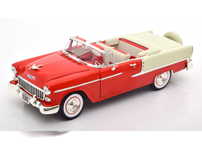 CHEVROLET Bel Air Convertible (1955), red creme