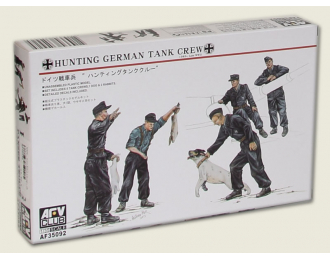 Сборная модель Hunting german Tank Crew-5 Figures