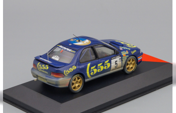 SUBARU Impreza #5 Rally Catalunya 1995, blue