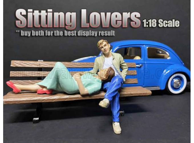 FIGURES Donna - Woman Sitting Lovers Figure 2, Light Green