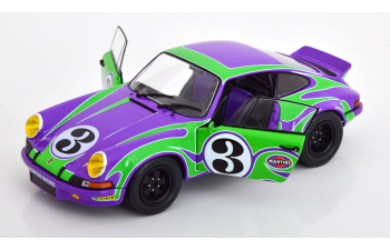 PORSCHE 911 RSR No 3 Hippie Tribute (1973), purple green