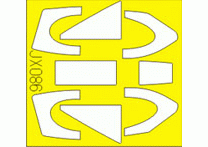 Окрасочная маска Британский истребитель-перехватчик English Electric (BAC) Lightning F.1A/F.3