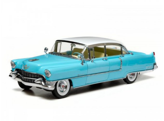 CADILLAC Fleetwood Series 60 1955 Blue with a White Roof