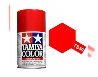 Краска спрей светло красный TS-49 Bright Red (в баллоне), 100 мл.