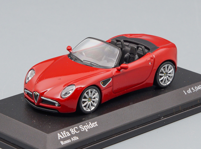 ALFA ROMEO 8C Spider, red