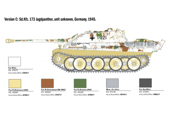 Сборная модель Танк Sd.Kfz.173 JAGDPANTHER с экипажем