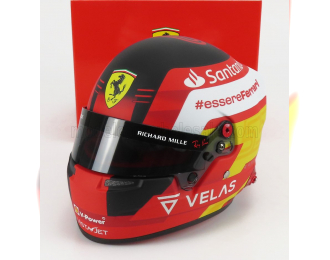 BELL HELMET F1 Casco Helmet Scuderia Ferrari Season (2022) Carlos Sainz, Red White