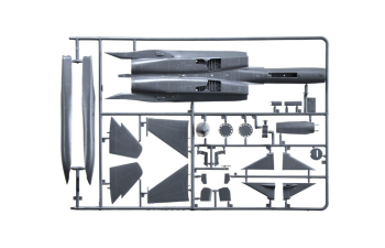 Сборная модель McDONNEL DOUGLAS F-15e Strike Eagle Military Airplane (1986)