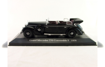 MERCEDES-BENZ Grand Mercedes 770 Convertible F (1938), Mercedes-Benz Offizielle Modell-Sammlung 66, черный