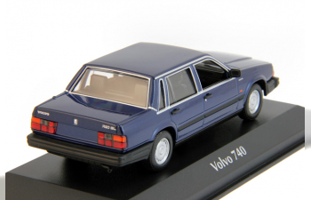 VOLVO 740 GL (1986), dark blue metallic