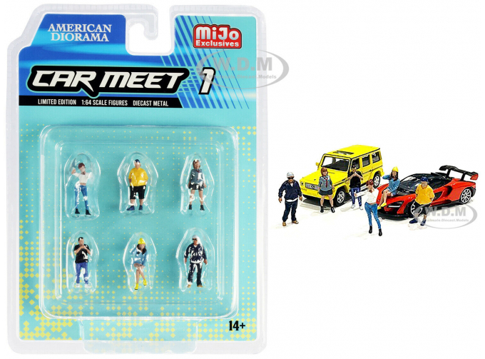 Figures Car Meet 1 Set Limited Edition