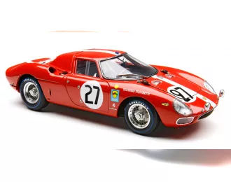 FERRARI 250lm 3.3l V12 Ch.s N6119 Team Scuderia Filipinetti N 27 6th Le Mans (1965) Dieter Spoerry - Armand Boller, Red