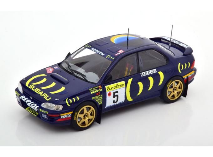 SUBARU Impreza 555 #5 "555 Subaru WRT" Sainz/Moya победитель Rally Monte-Carlo 1995