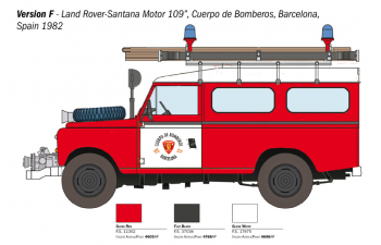 Сборная модель Land Rover Iii Series 109 Hampshire Service Fire Engine (1961)