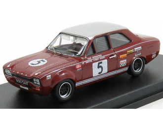 FORD Escort Mki 1300 Gt №5 Trophee De L'avenir Zolder Y.Fontaine (1968), Bordeaux Silver