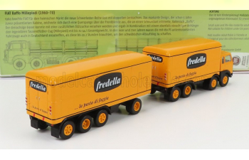 FIAT 690 Truck Millepiedi 4-assi Fredella La Pasta Di Foggia 1961, Yellow Black